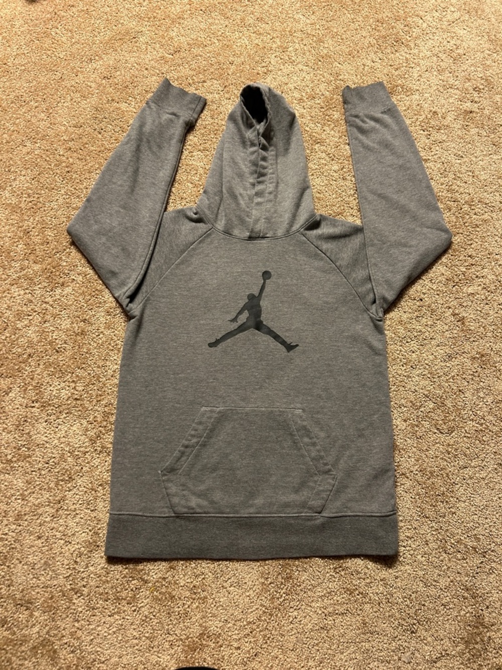 Jordan Gray Pullover Boys Hoodie